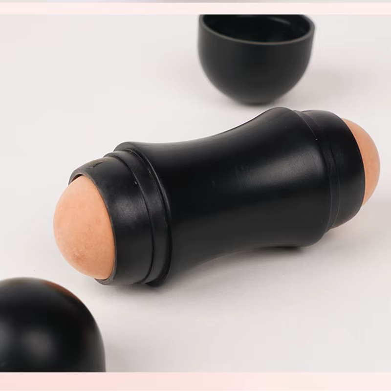 MatteGlow™ Volcanic Oil-Absorbing Roller – 2-Ball Reusable Face Tool for Shine-Free, Fresh Skin Anytime
